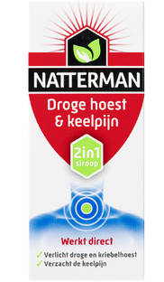 Natterman Droge Hoest + Keelpijn 2in1 Siroop 150ML 