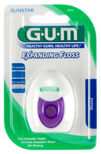 GUM Expanding Floss Waxed 1ST 