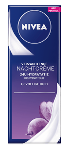 Nivea Essentials 24u Nachtcrème Gevoelige Huid 50ML 