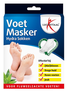 Lucovitaal Voetmasker Hydra Sokken 1ST 