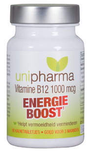 Unipharma Vitamine B12 1000mcg Energie Boost 90KTB 