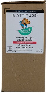 Attitude Washing Up Liquid Fragrance Free 2LT 