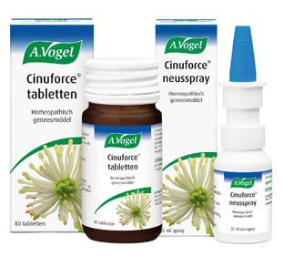 A.Vogel Cinuforce Tabletten 80TB + Neusspray 20ML Combiverpakking 2ST 