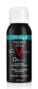 Vichy Homme Deodorant Spray 48u Compressed voor mannen 100ML 