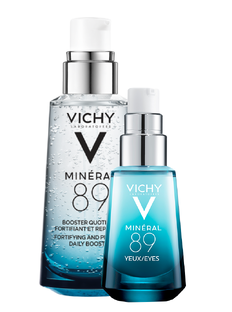 Vichy Minéral 89 ogen + Minéral 89 Serum Booster Combi Set 2ST 