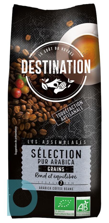 Café bio en grains - 100% Arabica - 1kg, Destination