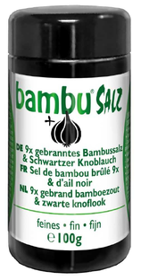 Aman Prana Bamboezout Fijn 9x Gebrand en Zwarte Knoflook 100GR 