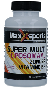 MaxXsports Super Multi Liposomaal zonder Vitamine B6 Capsules 90ST