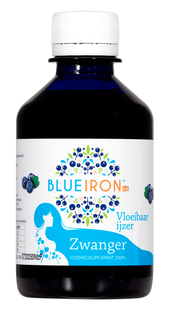 Blue Iron Vloeibaar IJzer Zwanger 250ML 