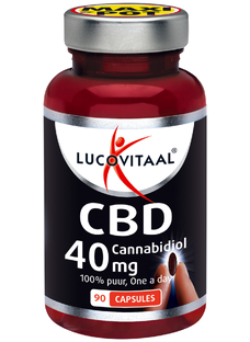 Lucovitaal CBD Cannabidiol 40mg Capsules 90CP 