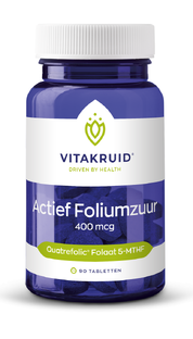 Vitakruid Actief Foliumzuur 400mcg 90TB 