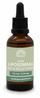 Mattisson HealthStyle Vegan Liposomaal CBD & Melatonine 30ML 