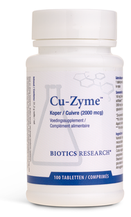 Biotics Cu-Zyme Koper Tabletten 100TB 