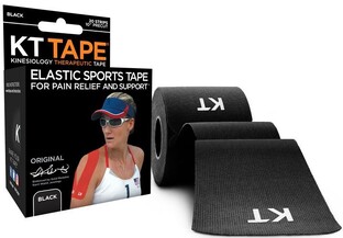 KT Tape Elastic Sports Tape Strips Zwart 20ST 