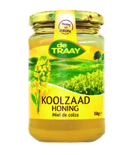 De Traay Koolzaadhoning 350GR 