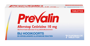 Prevalin Allerstop 10mg Hooikoorts Tabletten 7TB 