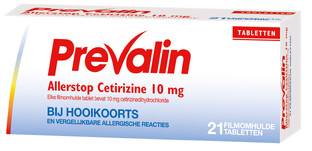 Prevalin Allerstop 10mg Hooikoorts Tabletten 21TB 