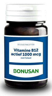 Bonusan B12 Actief 1000mcg Zuigtabletten 60ZTB 