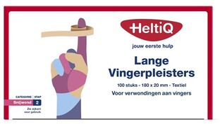 HeltiQ Lange Vingerpleisters 180x20mm 100ST 