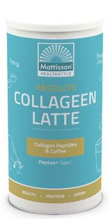 Mattisson HealthStyle Collageen Latte Collagen Peptides & Coffee 180GR 