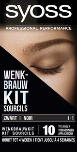 Syoss Wenkbrauw Kit 1-1 Zwart 46GR 