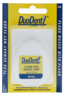 Duodent Floss Fine Waxed Mint 1ST 