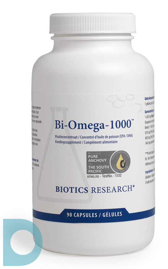 Biotics Bi-Omega-1000 Capsules 90CP bij De
