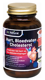 All Natural Hart, Bloedvaten Cholesterol Capsules 90VCP 