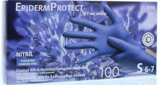 CMT EpidermProtect Nitriel Onderzoekhandschoen Poedervrij 100ST 