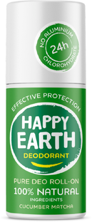 Happy Earth 100% Natural Deo Roll-On Cucumber Matcha 75ML 