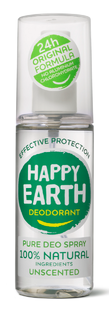 Happy Earth 100% Natural Deo Spray Unscented 100ML 