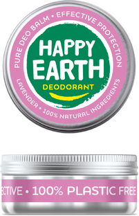 Happy Earth 100% Natuurlijke Deo Balm Lavender 45GR