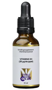 Vital Cell Life Vital Cell Vitamine D3 25 mcg Druppels 30ML 