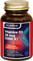 All Natural Vitamine D3 25 mcg (1000 IE) Capsules 90CP 