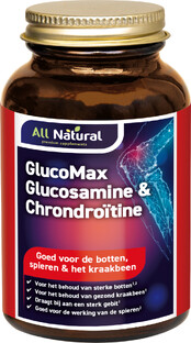 All Natural GlucoMax Glucosamine & Chondroitine Tabletten 120TB 