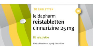 Leidapharm Reistabletten Cinnarizine 25 mg Tabletten 10ST 