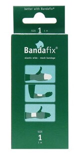 Bandafix Elastisch Netverband Katoen Hand/Onderarm/Pols 1ST 