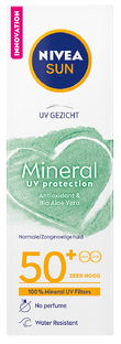 Nivea Sun Gezicht Mineral UV Protection SPF50+ 50ML 