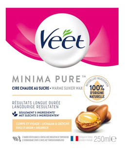 Veet Warme Wax Orientaalse Wax Minima Arganolie 250ML 