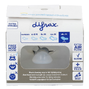 Difrax Fopspeen Dental 18+ Maanden - Pure Clay 1ST achterkant verpakking