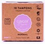 Ginger Organic Tampons Normal 18ST 