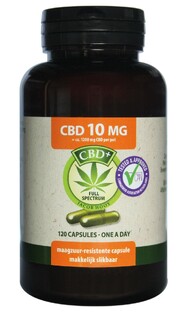 Jacob Hooy CBD 10mg Capsules 120ST 