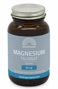 Mattisson HealthStyle Vegan Magnesium Tauraat Capsules 60VCP 