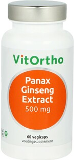 VitOrtho Panax Ginseng Extract Vegicaps 60VCP 