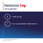 Shiepz Melatonine 5 mg Tabletten 30TB gebruikswijze