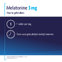 Shiepz Melatonine 3 mg Tabletten 30TB gebruikswijze