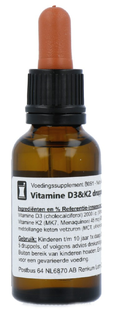 VeraSupplements Vitamine D3 & K2 Druppels 30ML 