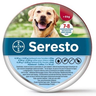 Bayer Seresto Teken/Vlooienband Hond 1ST 