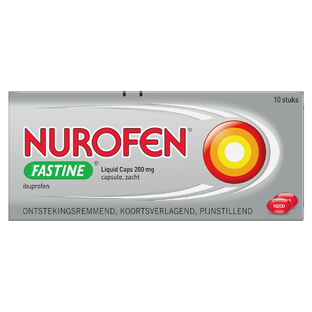 Nurofen Fastine 200mg Ibuprofen Capsules 10TB 