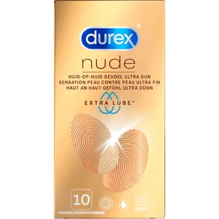 Durex Condooms Nude Extra Lube 10ST 